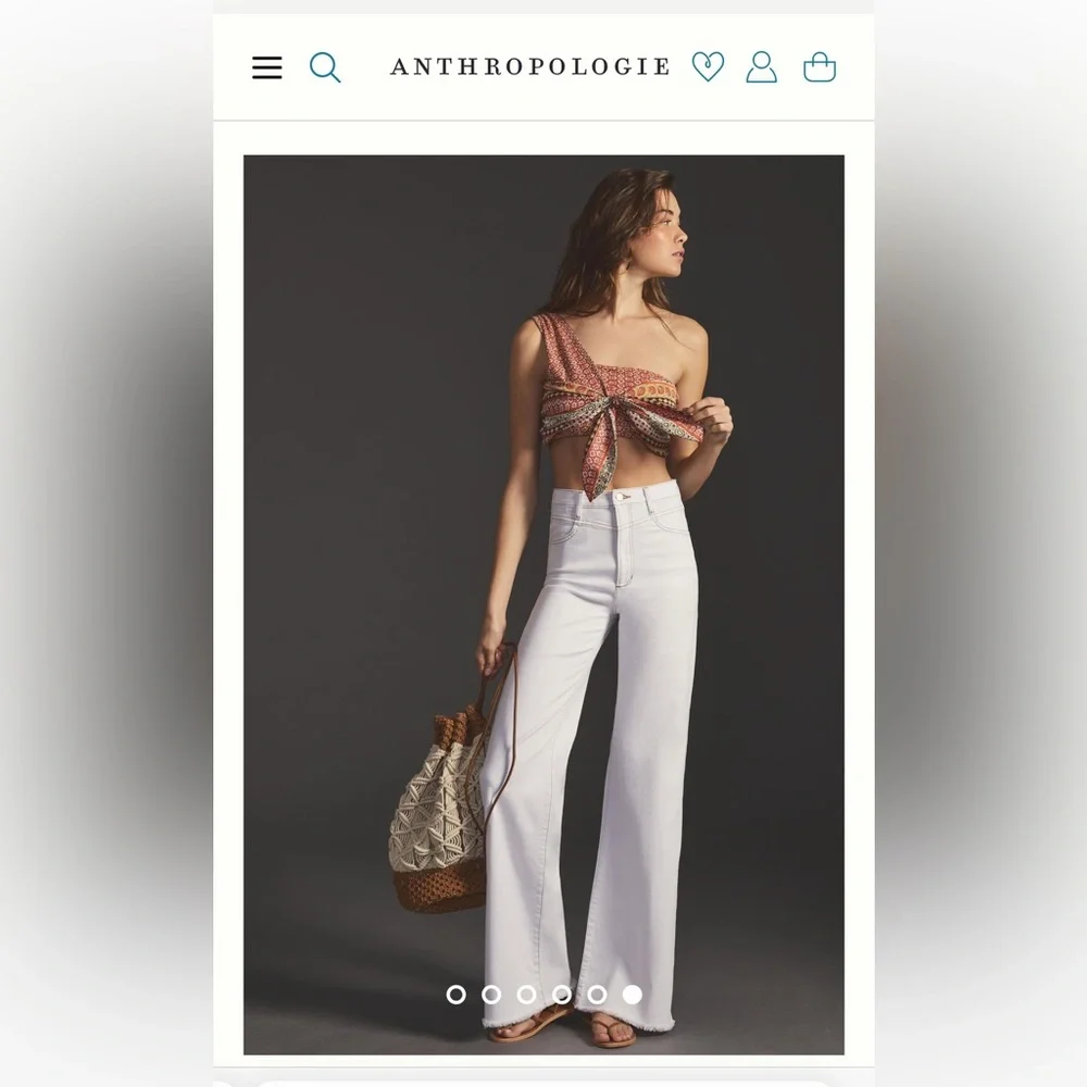 Joe's Jeans Goldie High-Rise Puddle Palazzo Jeans